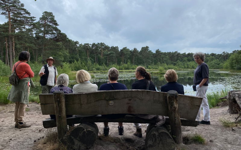 Hera netwerk Tilburg boswandeling met Frans Kapteijns